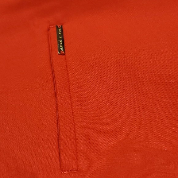 NWT Anne Klein High Waisted Red Poppy Shorts sz 10 - Picture 5 of 8